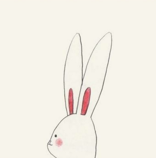 手账插图素材，可爱的兔子