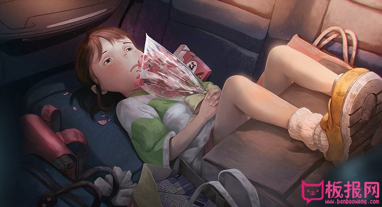 宫崎骏电影插画，千与千寻