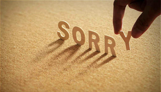 关于个人的道歉信书写范文