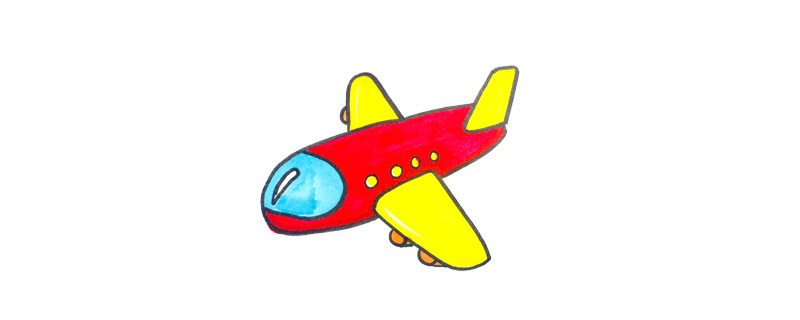儿童飞机简笔画图片儿童飞机是怎么画出来的？