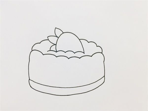 儿童简笔画蛋糕步骤图片 儿童蛋糕怎么画的